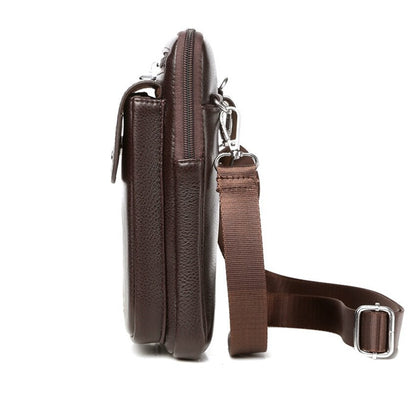 Stylish Mens Leather Cross Body Bag