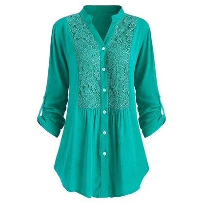 Elegant Ruffled Flowy Women Blouse