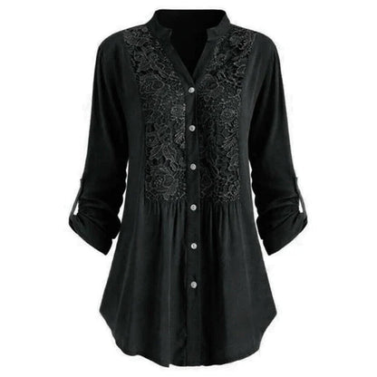 Elegant Ruffled Flowy Women Blouse