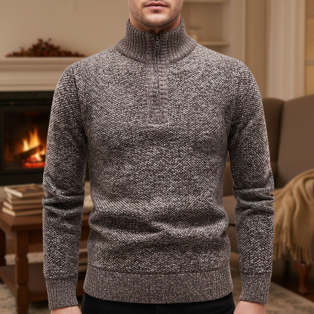 Casual Fleece Zip Sweatshirt - Pexav