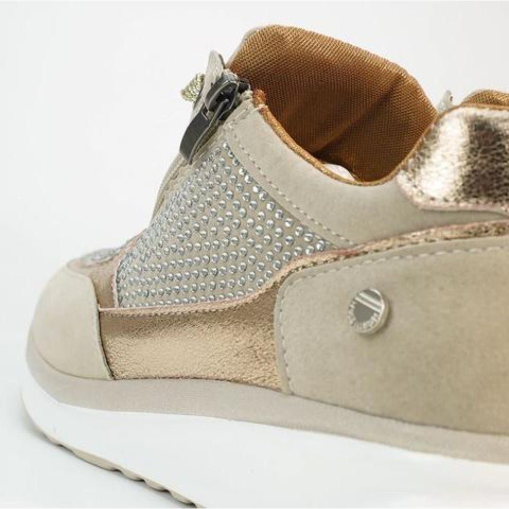 Glamorous Women's Glittery High Top Sneakers