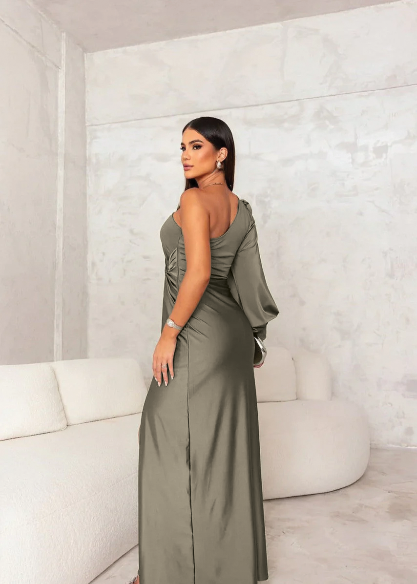 Chic Off The Shoulder Evening Dress