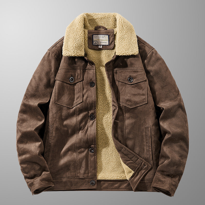 Warm Fleece Lined Sherpa Jacket