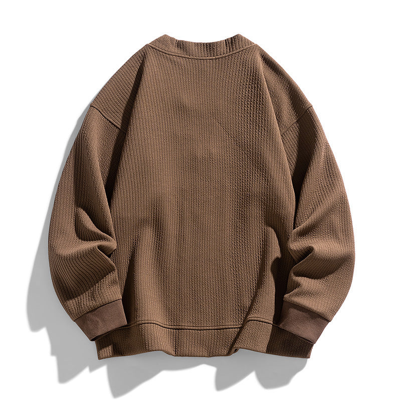 Casual Fit Zip Up Sweater