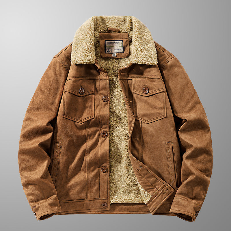Warm Fleece Lined Sherpa Jacket