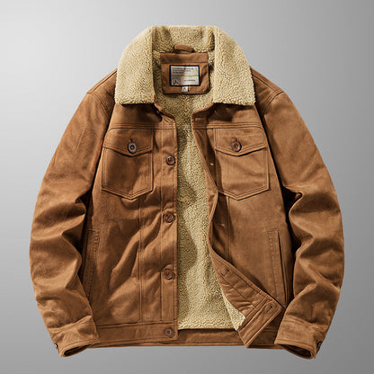 Warm Fleece Lined Sherpa Jacket