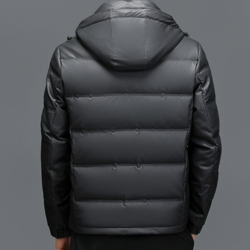 Warm Quilted Hooded Puffer Coat