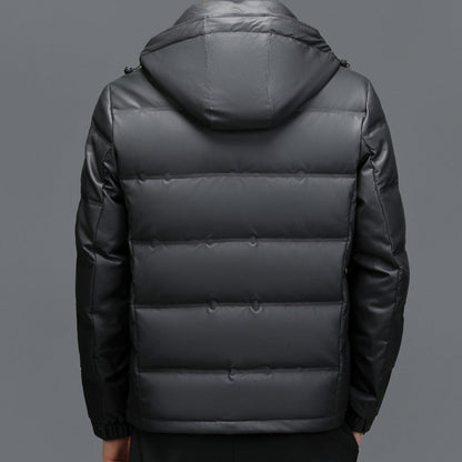 Warm Quilted Hooded Puffer Coat
