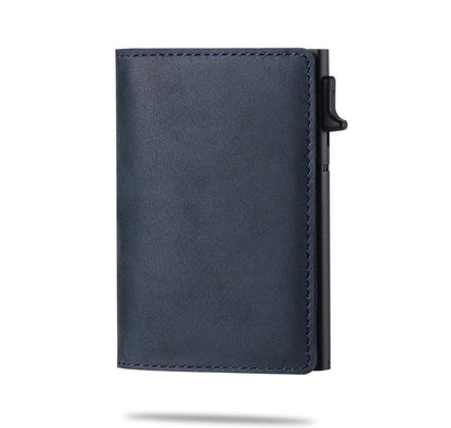 Premium Leather Phone Wallet Tracker