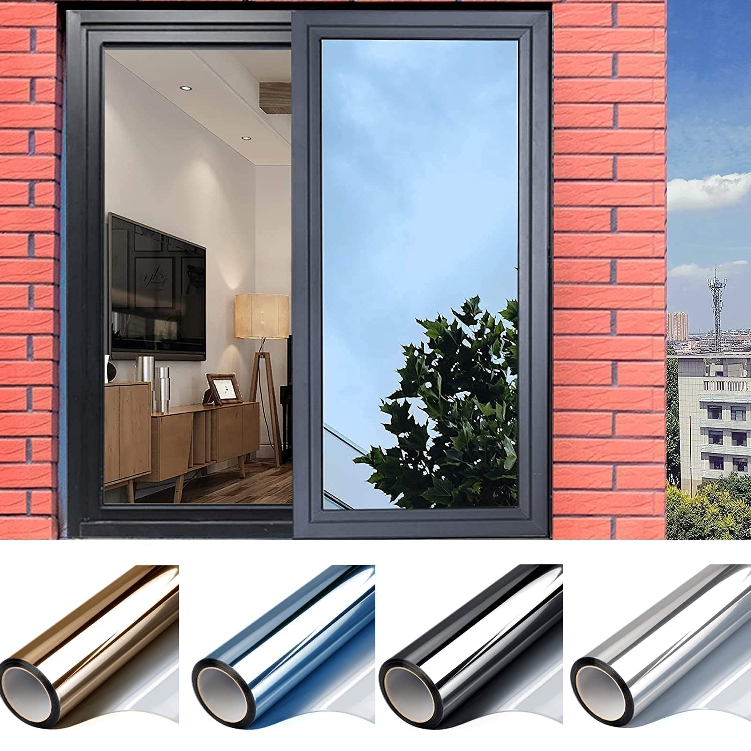 Frosted Glass Privacy Window Sticker - Olytrend