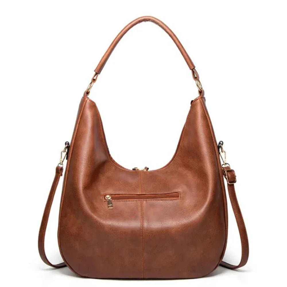 Casual Faux Leather Tote Handbag