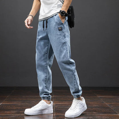 Comfy Blue Jean Sweatpants - Nocini
