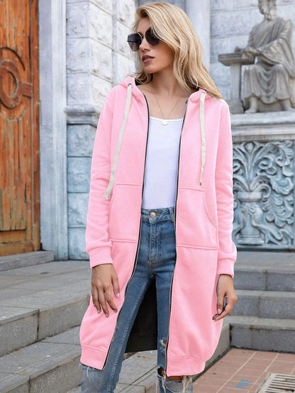 Comfy Oversized Zip Up Hoodie for Daily Wear