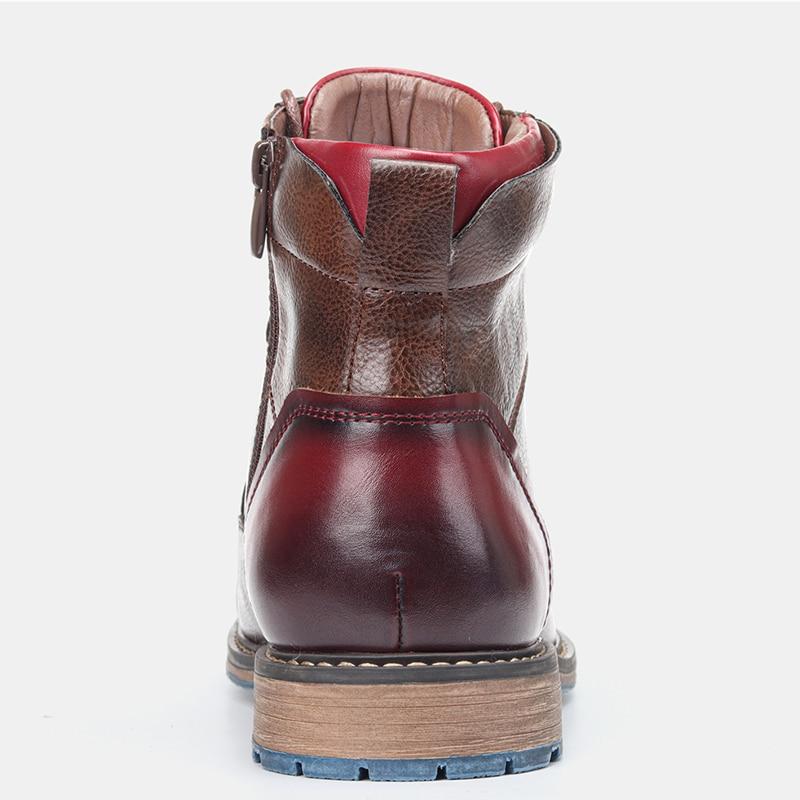 Classic Men's Ankle Boots with Lace-Up Closure