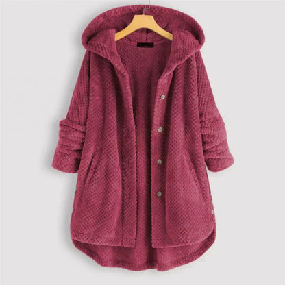 Warm Fleece Hooded Jacket