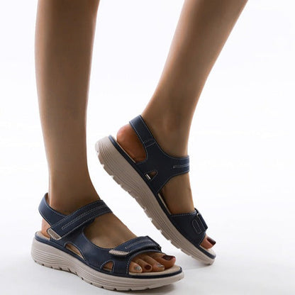 Zara - Elevated Buckle Slide Sandals