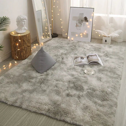 Soft Shaggy Faux Fur Area Rug for Living Rooms