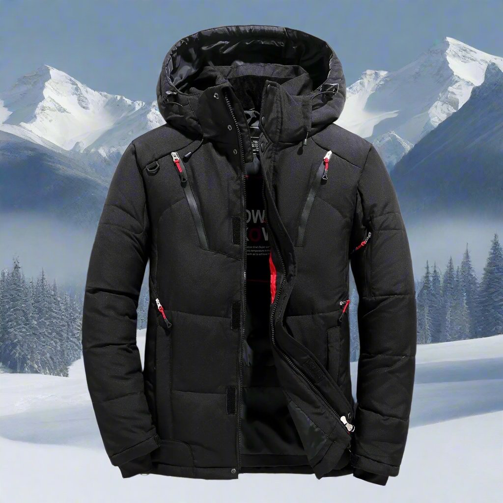 Warm Hooded Puffer Coat For Men