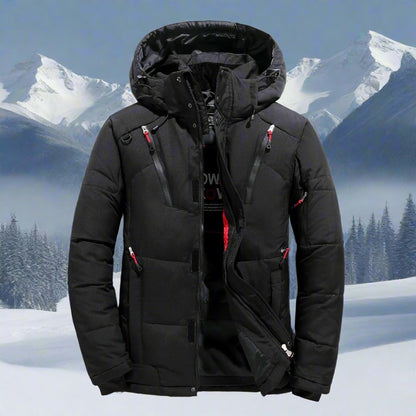 Warm Hooded Puffer Coat For Men
