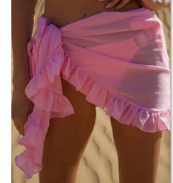 Relaxed Fit Summer Skirt with Adjustable Waist Tie