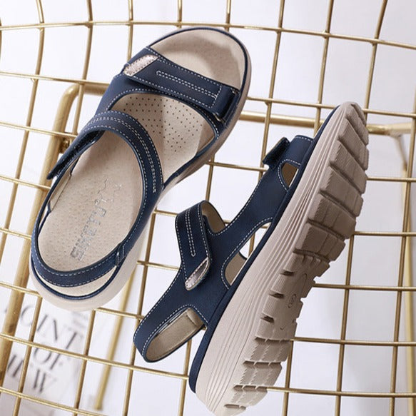 Zara - Elevated Buckle Slide Sandals