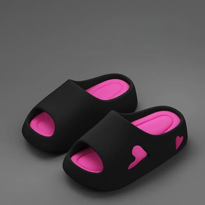 Comfy Cute Heart Shaped Flip Flops