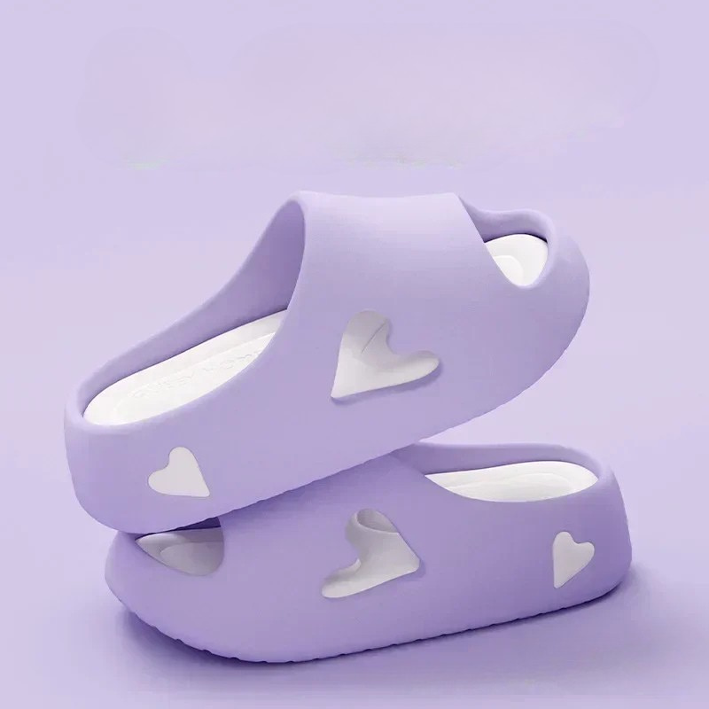 Comfy Cute Heart Shaped Flip Flops