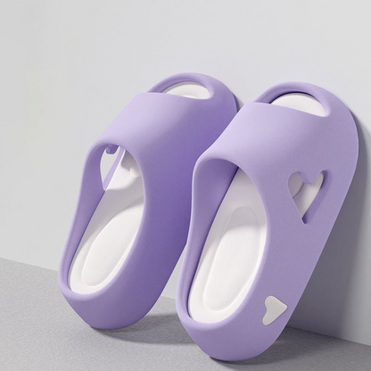 Comfy Cute Heart Shaped Flip Flops