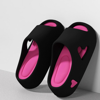 Comfy Cute Heart Shaped Flip Flops