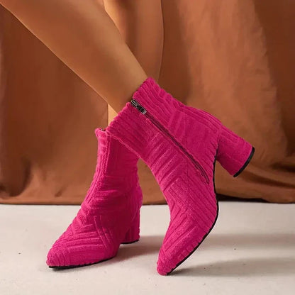Classic High Heel Ankle Boots for Women