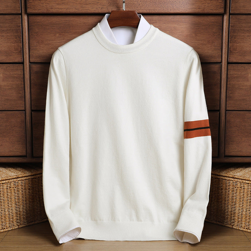 Comfortable Crew Neck Pullover Sweater for Men - Nocini