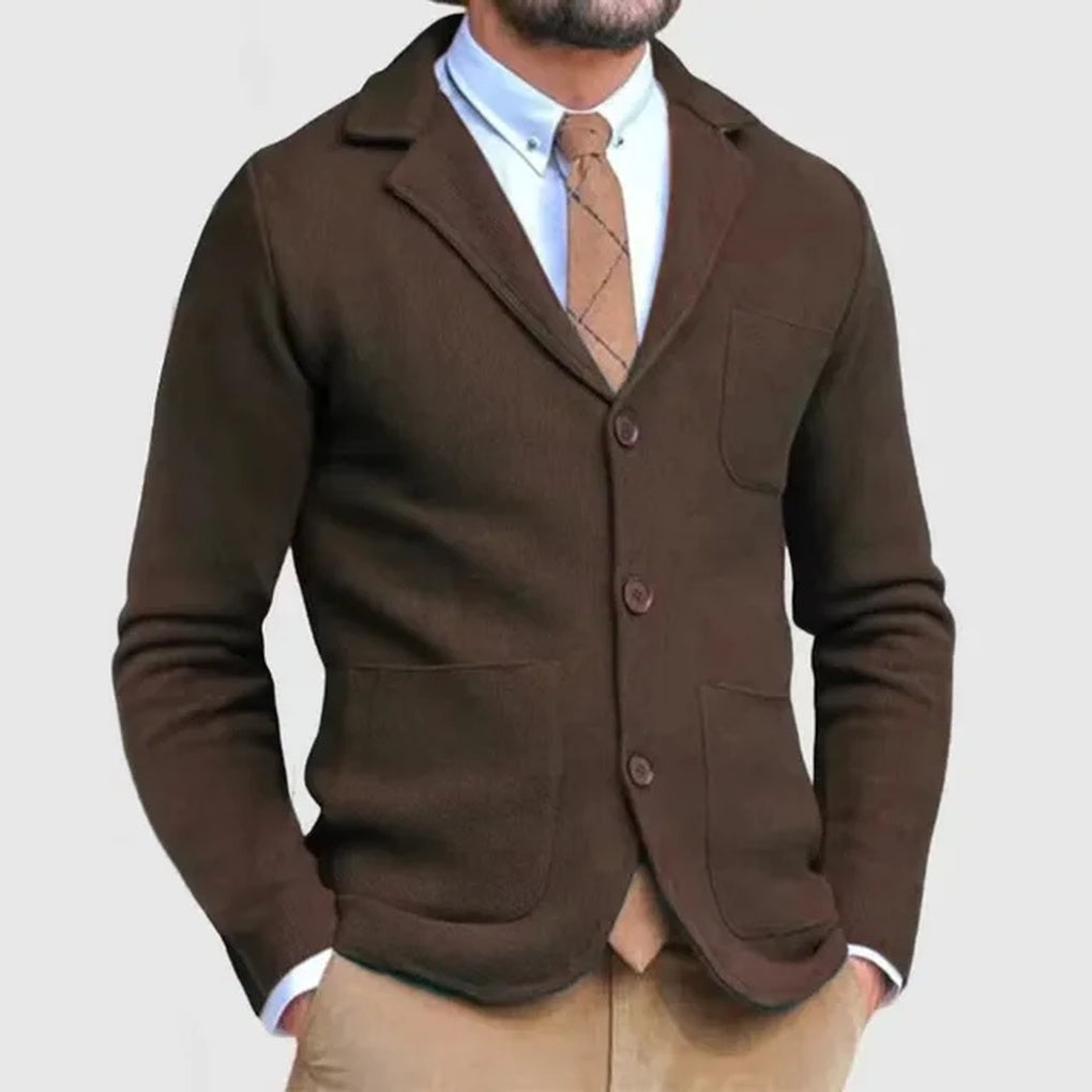 Classic Fit Knit Men's Blazer