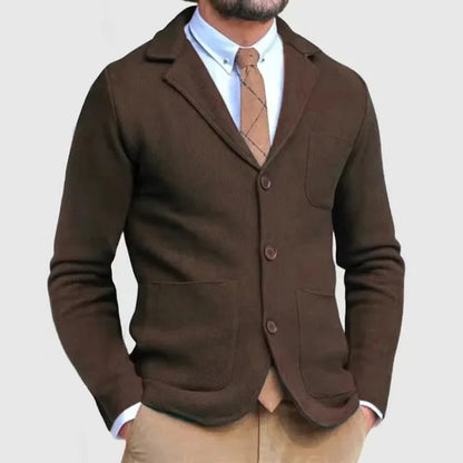 Classic Fit Knit Men's Blazer
