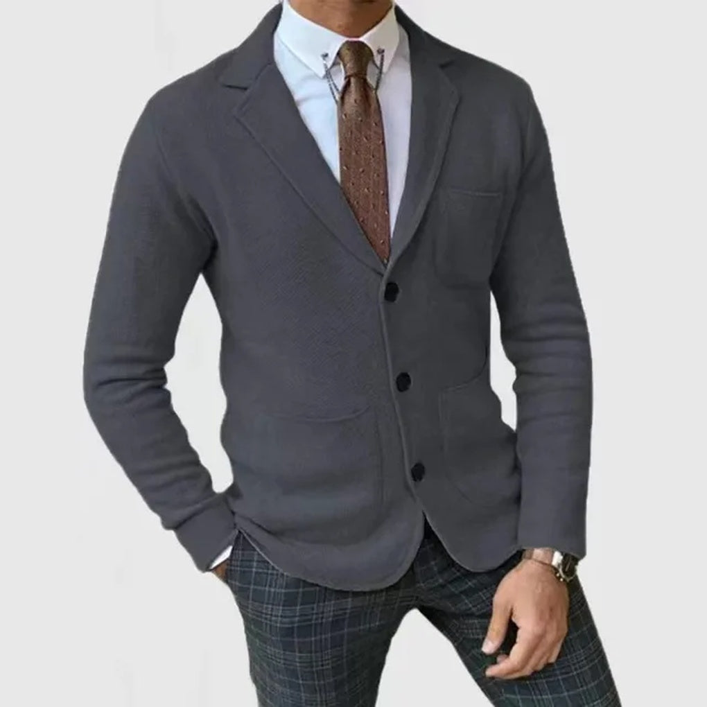 Classic Fit Knit Men's Blazer