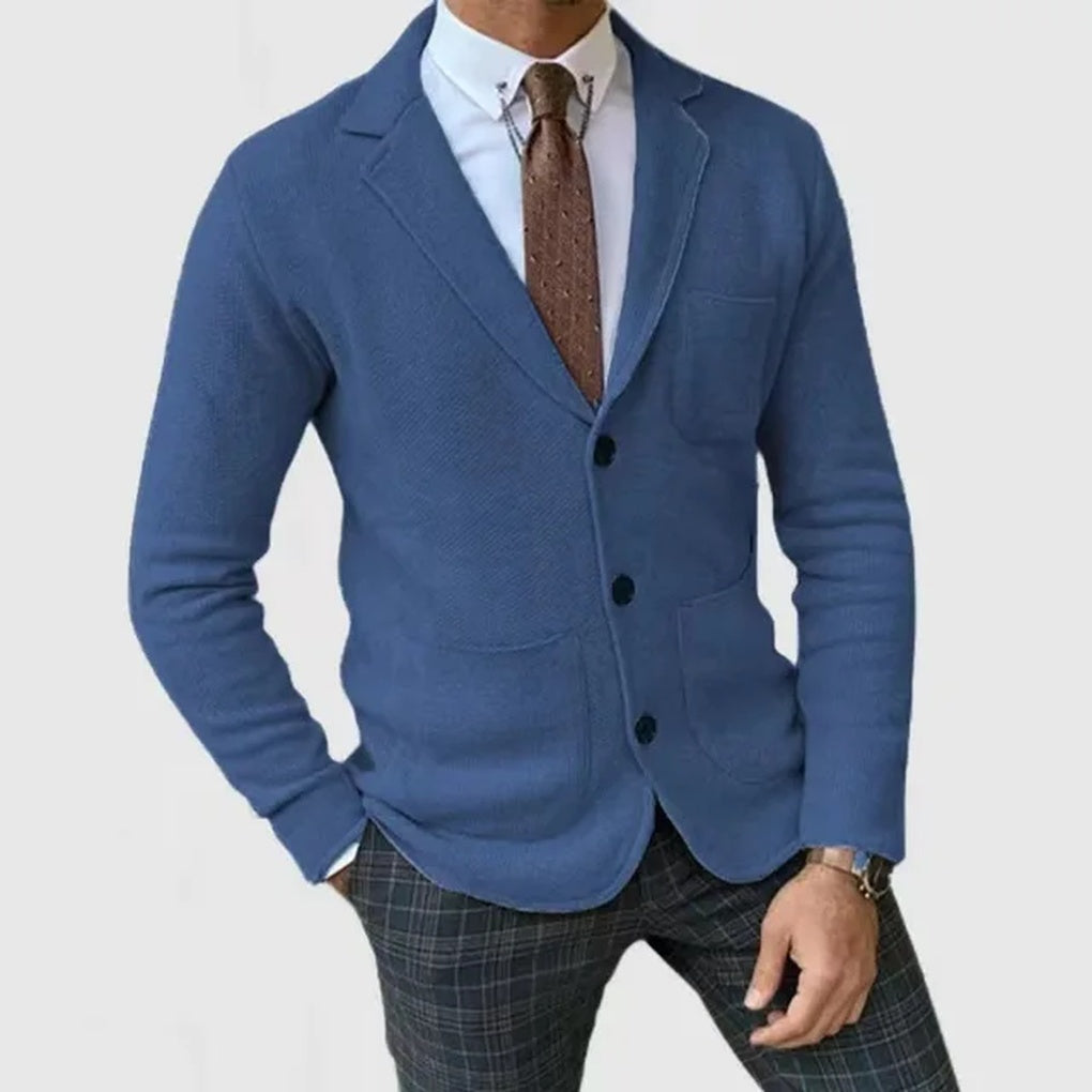 Classic Fit Knit Men's Blazer