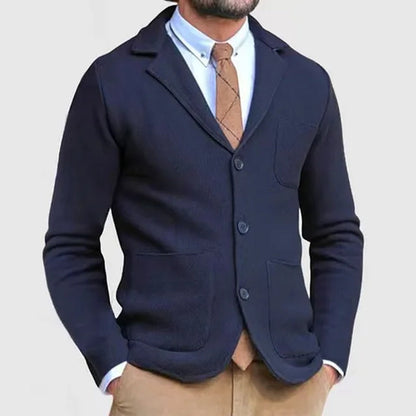 Classic Fit Knit Men's Blazer