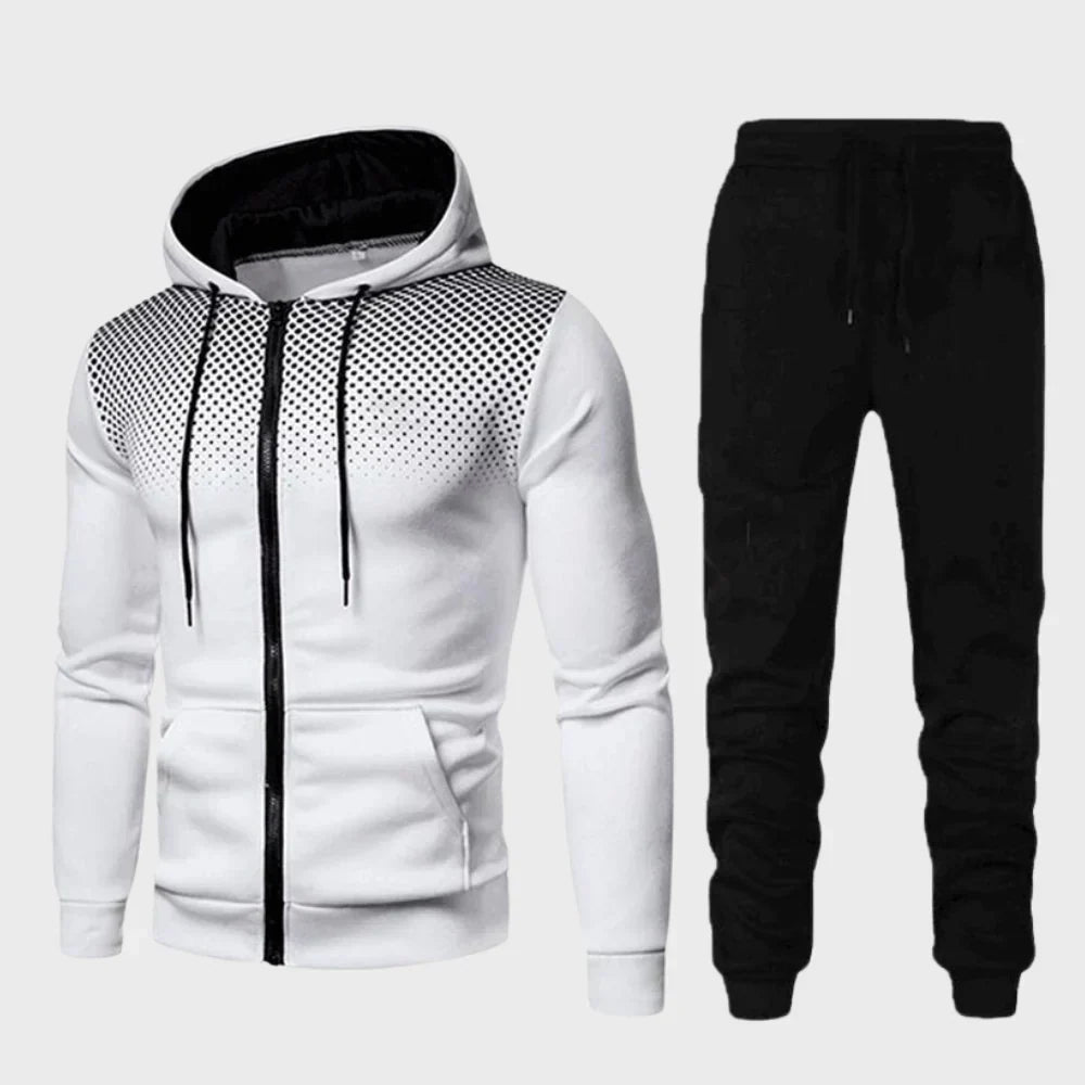 Sporty Men's Athletic Tracksuit for Fitness
