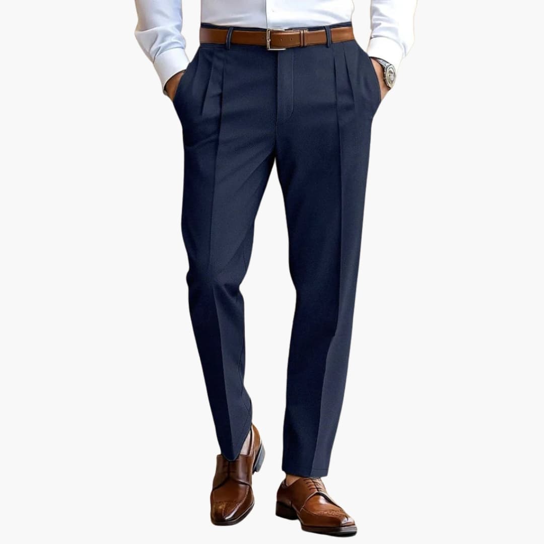 Classic Fit Pleated Dress Pants