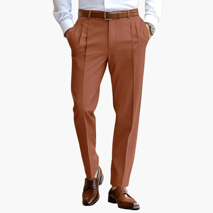 Classic Fit Pleated Dress Pants