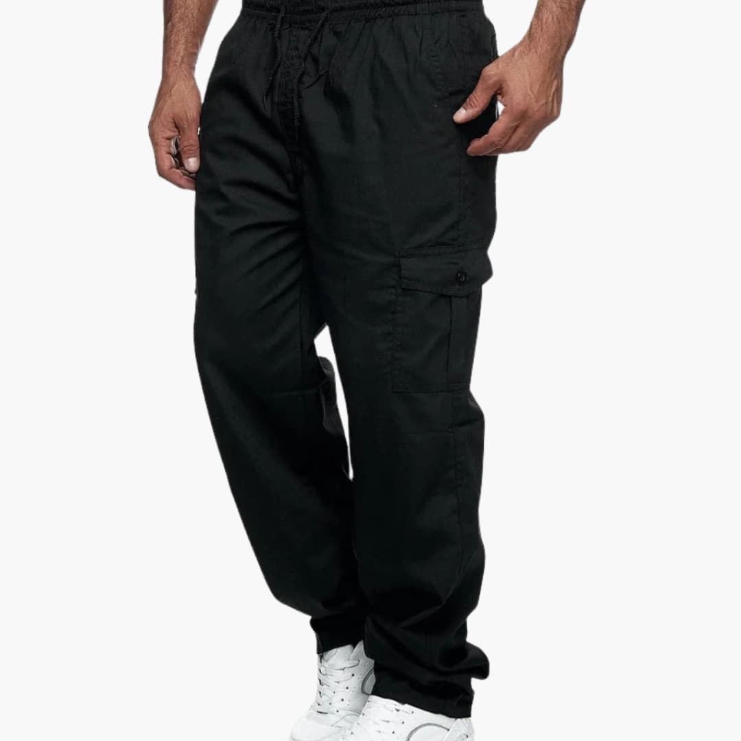 Practical Men's Multi Pocket Work Pants - Olytrend