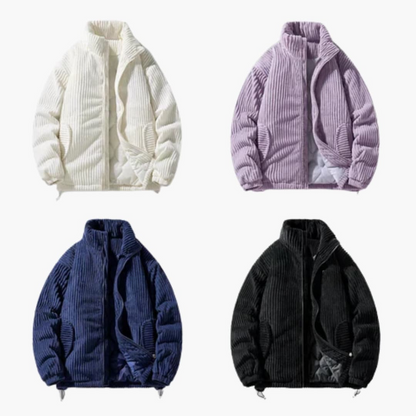 Rugged Zip Up Corduroy Mens Jacket