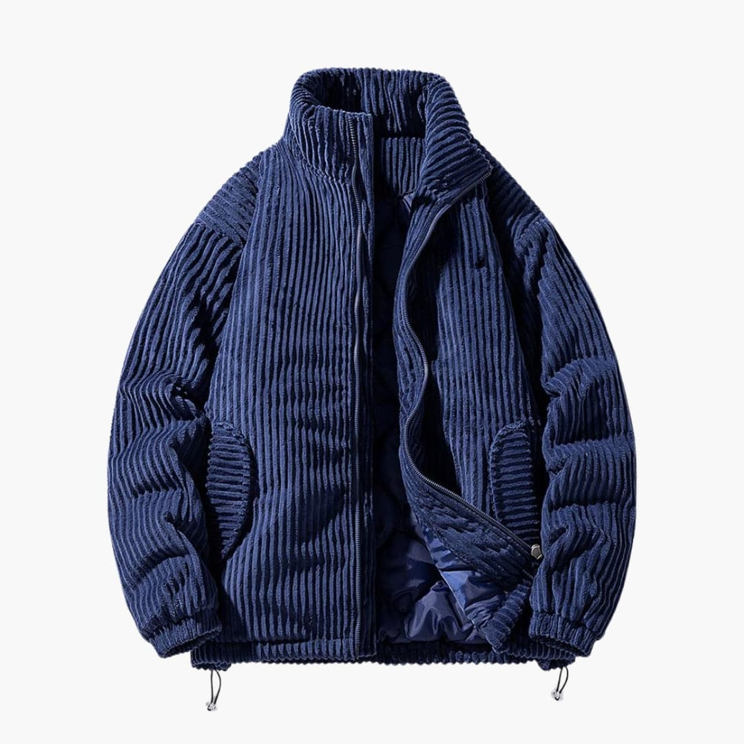 Rugged Zip Up Corduroy Mens Jacket