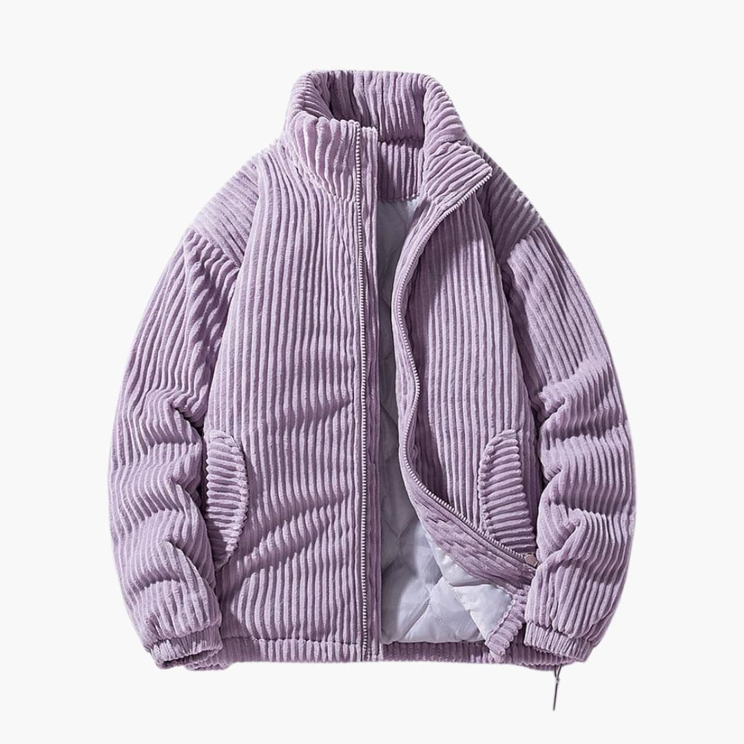 Rugged Zip Up Corduroy Mens Jacket