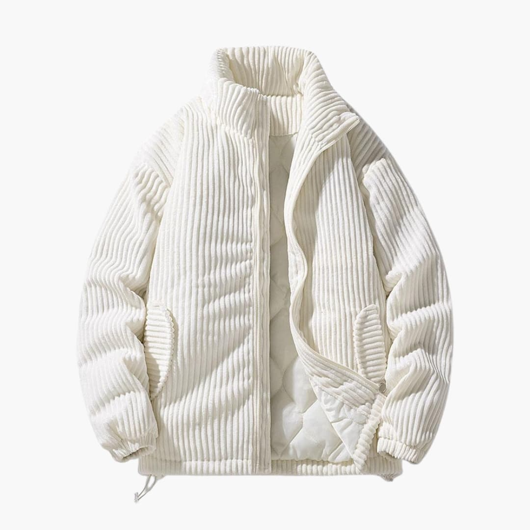 Rugged Zip Up Corduroy Mens Jacket