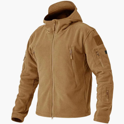 Warm Zip Up Mens Fleece Coat with Pockets
