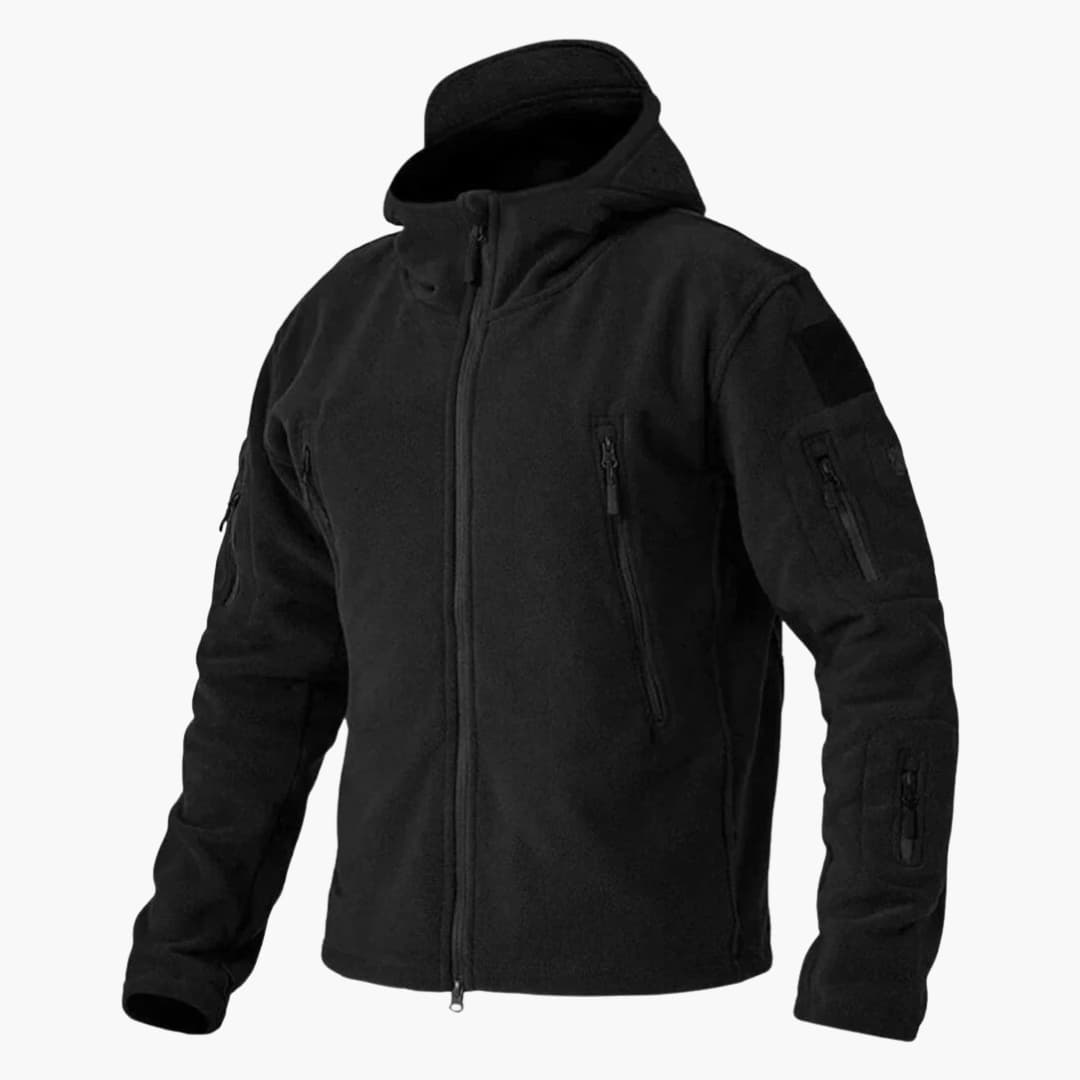 Warm Mens Multi Pocket Fleece Coat - Olytrend