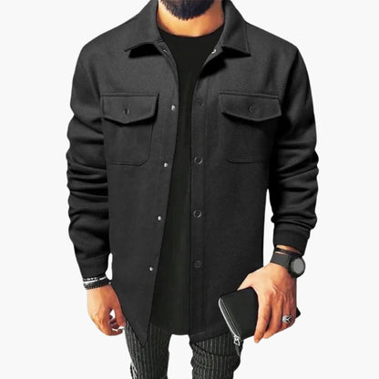 Casual Button Down Shirt Jacket