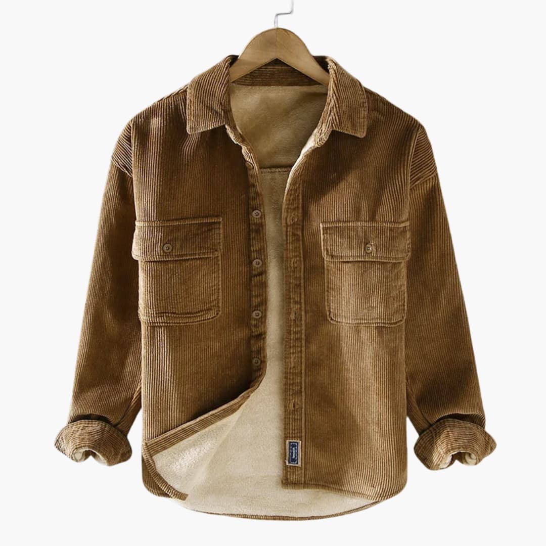 Casual Button Front Shirt Jacket - Olytrend