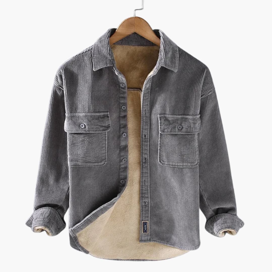 Casual Button Front Shirt Jacket