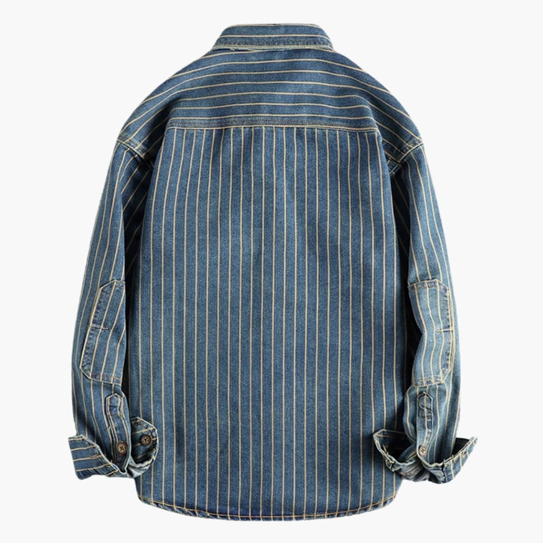Classic Striped Mens Casual Shirt